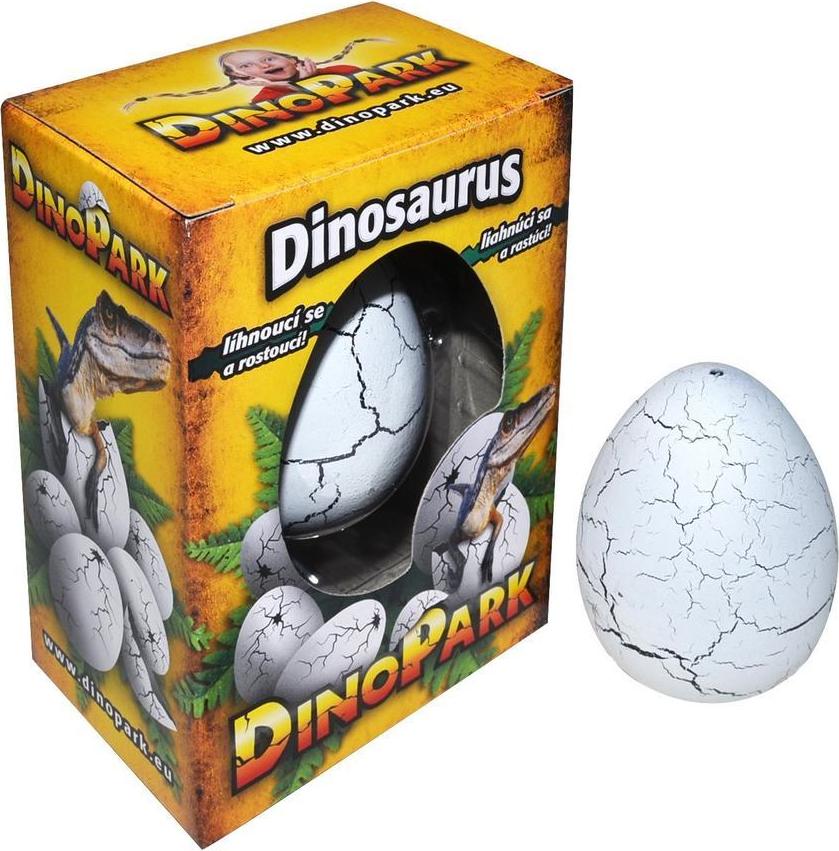 Dinosaurus líhnoucí se a rostoucí v krabičce