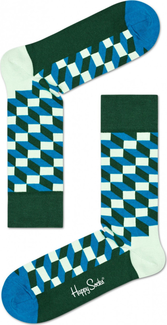 Ponožky Happy Socks Filled Optic Sock (FIO01-6301) L Možnost vrácení zboží do 120 dnů!