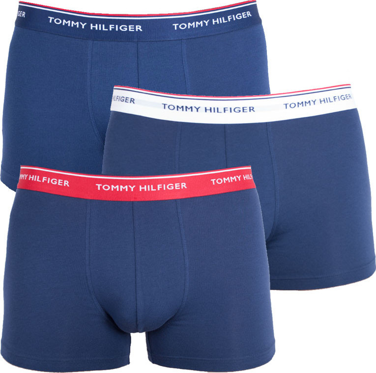 3PACK pánské boxerky Tommy Hilfiger tmavě modré (1U87903842 904) XXL Možnost vrácení zboží do 120 dnů!