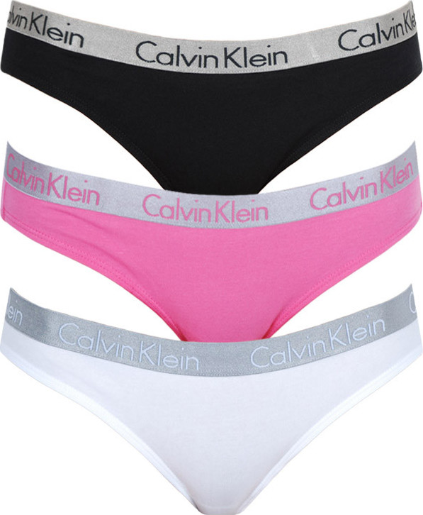 3PACK dámské kalhotky Calvin Klein vícebarevné (QD3561E-M8C) XL Možnost vrácení zboží do 120 dnů!