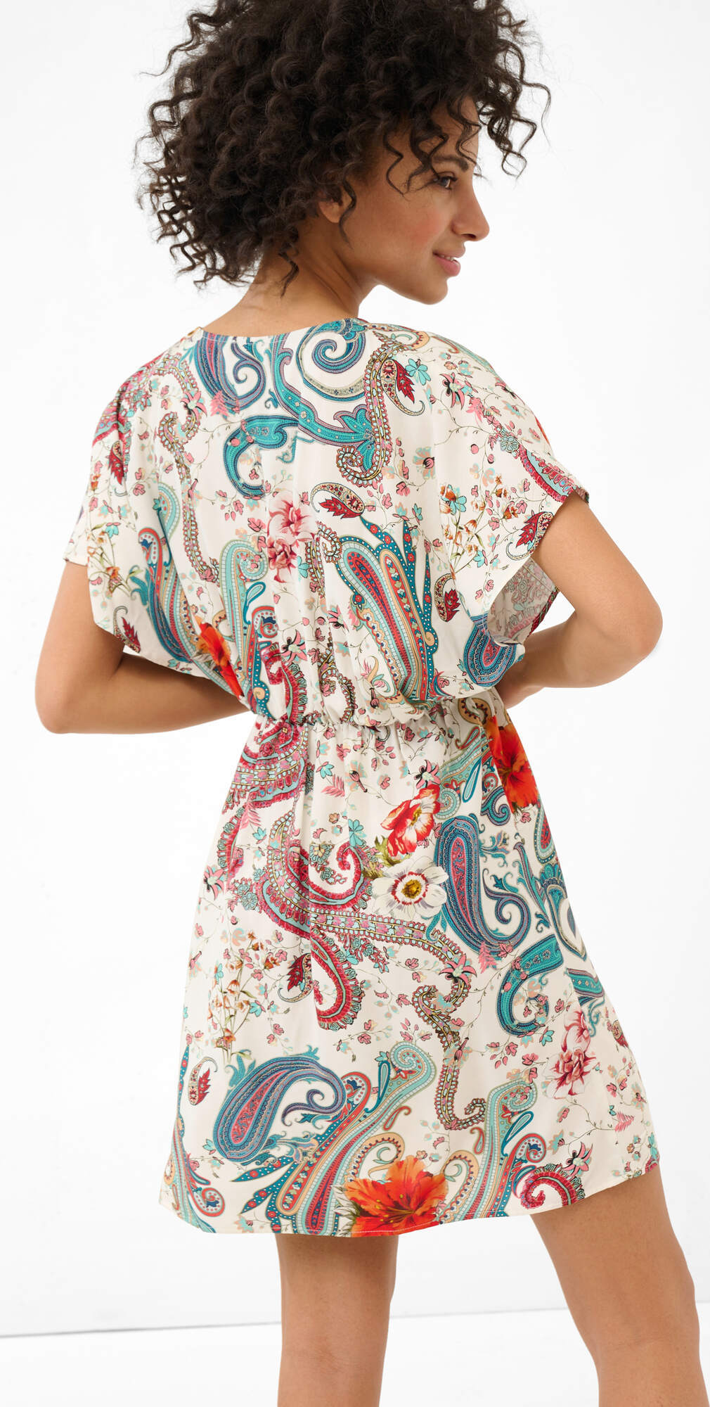 Mini šaty s paisley vzorem ORSAY