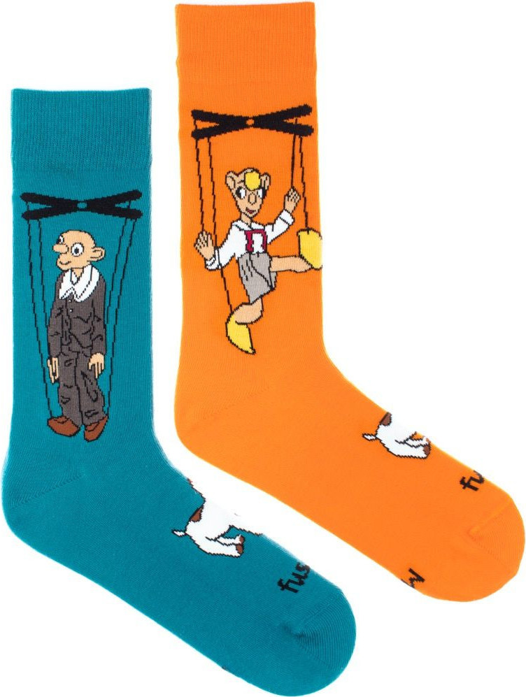 Veselé ponožky Fusakle Spejbl a Hurvínek (--1105) L Možnost vrácení zboží do 120 dnů!