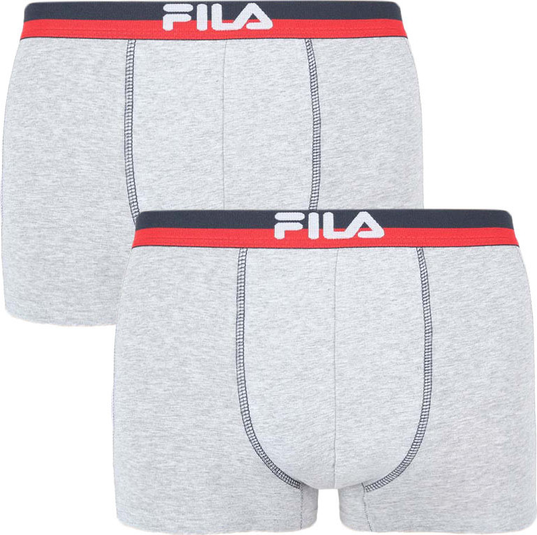 2PACK pánské boxerky Fila šedé (FU5020/2-400) M Možnost vrácení zboží do 120 dnů!