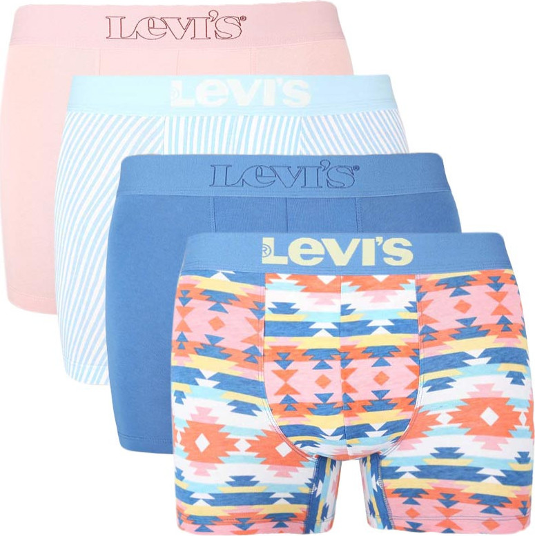 4PACK pánské boxerky Levis vícebarevné (100002747 001) L Možnost vrácení zboží do 120 dnů!