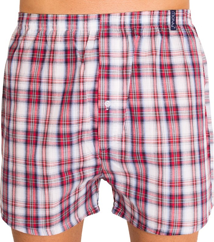 Pánské trenky Molvy modro červené (KP-017) XL Možnost vrácení zboží do 120 dnů!