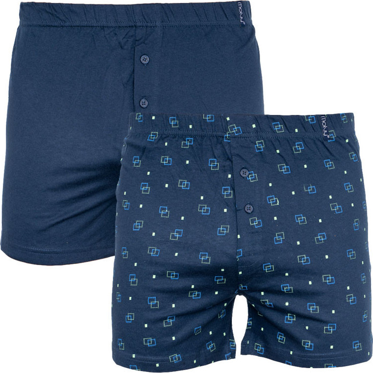 2PACK pánské trenky Molvy vícebarevné (KP-062-BBU) XL Možnost vrácení zboží do 120 dnů!