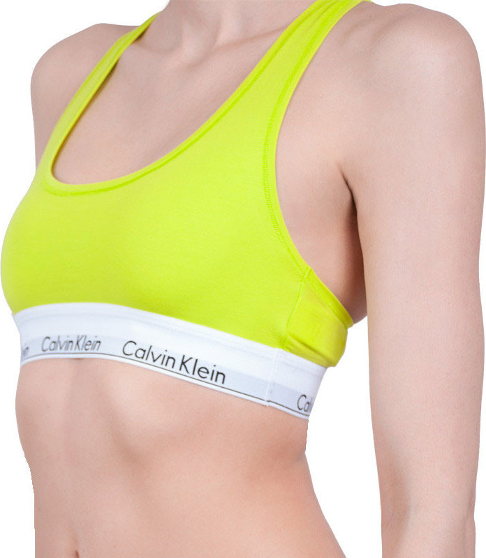 Dámská podprsenka Calvin Klein zelená (F3785E-PO9) M Možnost vrácení zboží do 120 dnů!