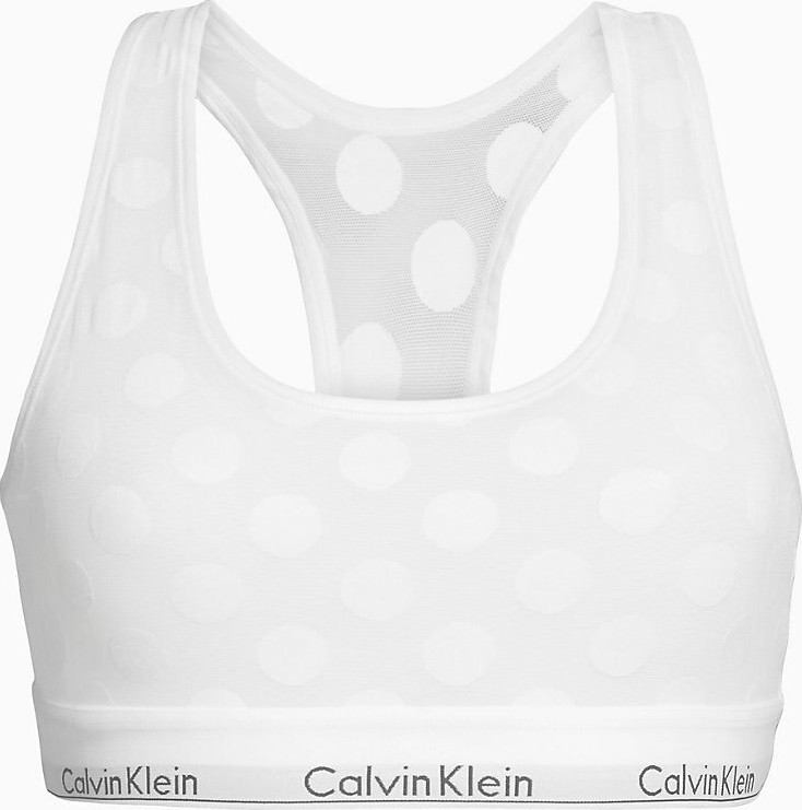 Dámská podprsenka Calvin Klein bílá (QF5847E-100) M Možnost vrácení zboží do 120 dnů!
