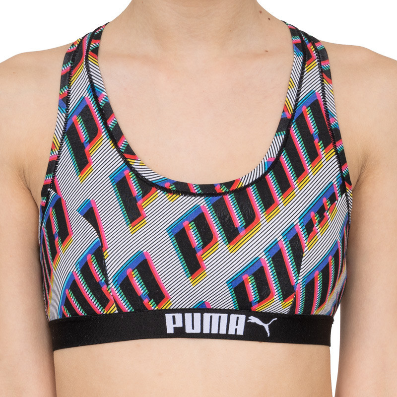 Dámská sportovní podprsenka Puma vícebarevná (694002001 282) M Možnost vrácení zboží do 120 dnů!
