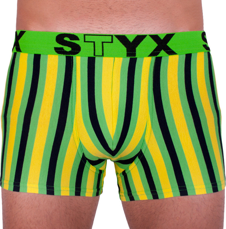 Pánské boxerky Styx sportovní guma vícebarevné (G865) L Možnost vrácení zboží do 120 dnů!