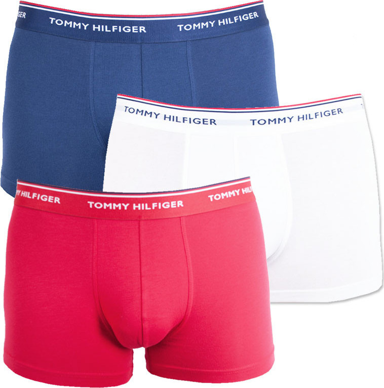 3PACK pánské boxerky Tommy Hilfiger vícebarevné nadrozměr (1U87905252 611) 5XL Možnost vrácení zboží do 120 dnů!