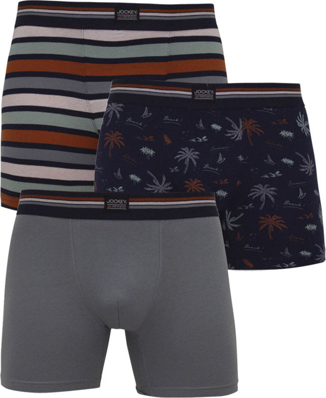 3PACK pánské boxerky Jockey vícebarevné (17301733 533) L Možnost vrácení zboží do 120 dnů!