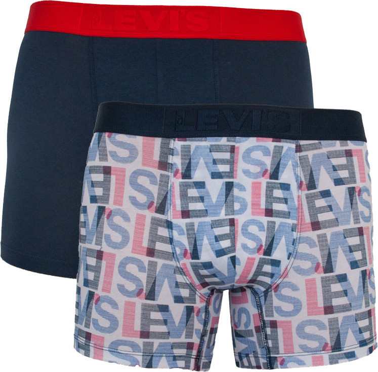 2PACK pánské boxerky Levis vícebarevné (905021001 003) L Možnost vrácení zboží do 120 dnů!