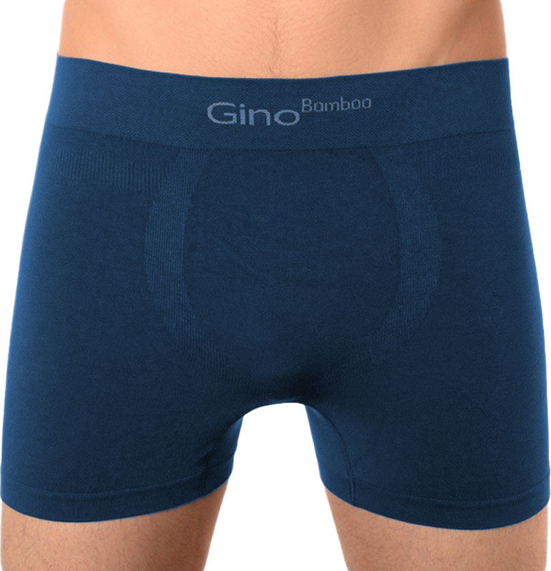 Pánské boxerky Gino bezešvé bambusové petrol (54004) XL Možnost vrácení zboží do 120 dnů!