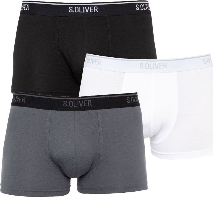 3PACK pánské boxerky S.Oliver vícebarevné (26.899.97.5623.12L1) S Možnost vrácení zboží do 120 dnů!