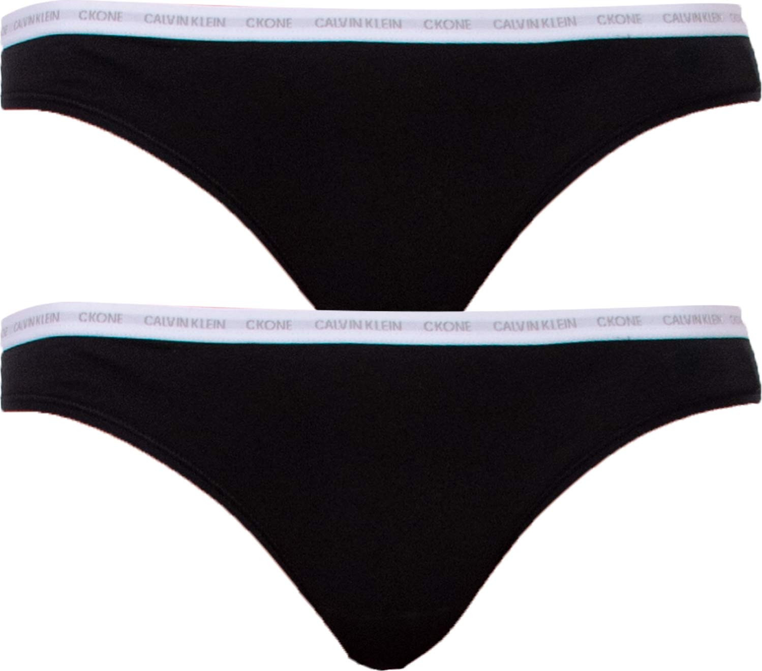 2PACK dámské kalhotky CK ONE černé (QD3789E-001) S Možnost vrácení zboží do 120 dnů!
