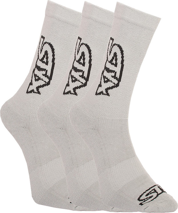 3PACK ponožky Styx vysoké šedé (HV10626262) L Možnost vrácení zboží do 120 dnů!