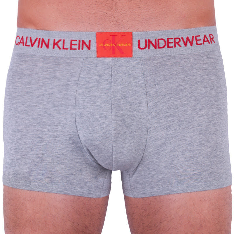 Pánské boxerky Calvin Klein šedé (NB1678A-080) S Možnost vrácení zboží do 120 dnů!