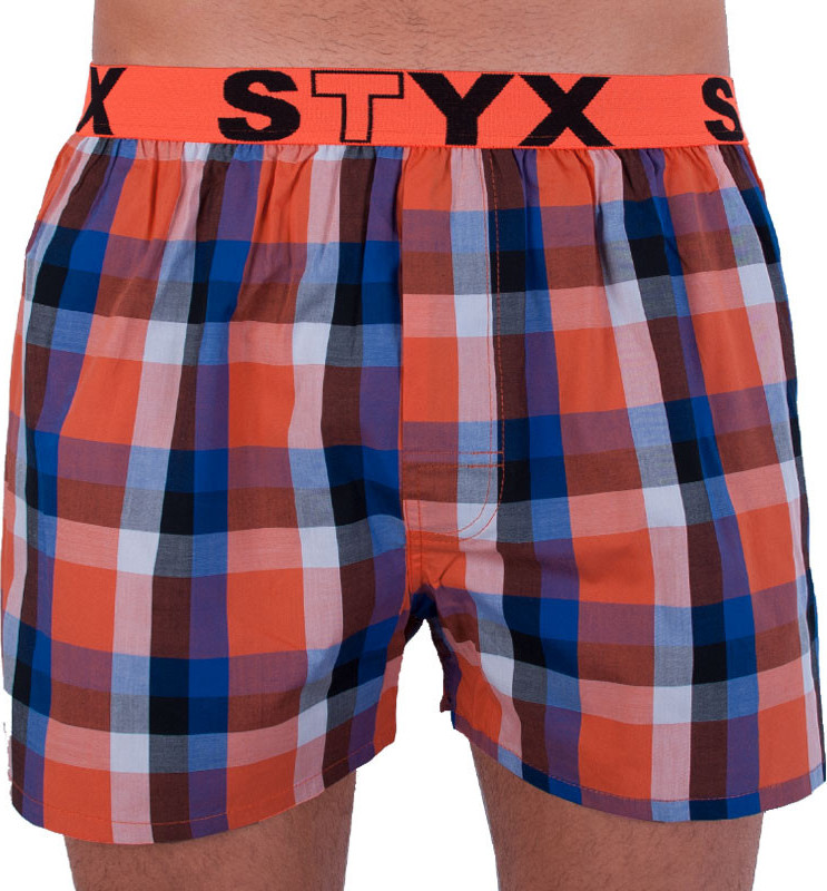 Pánské trenky Styx sportovní guma vícebarevné (B706) M Možnost vrácení zboží do 120 dnů!