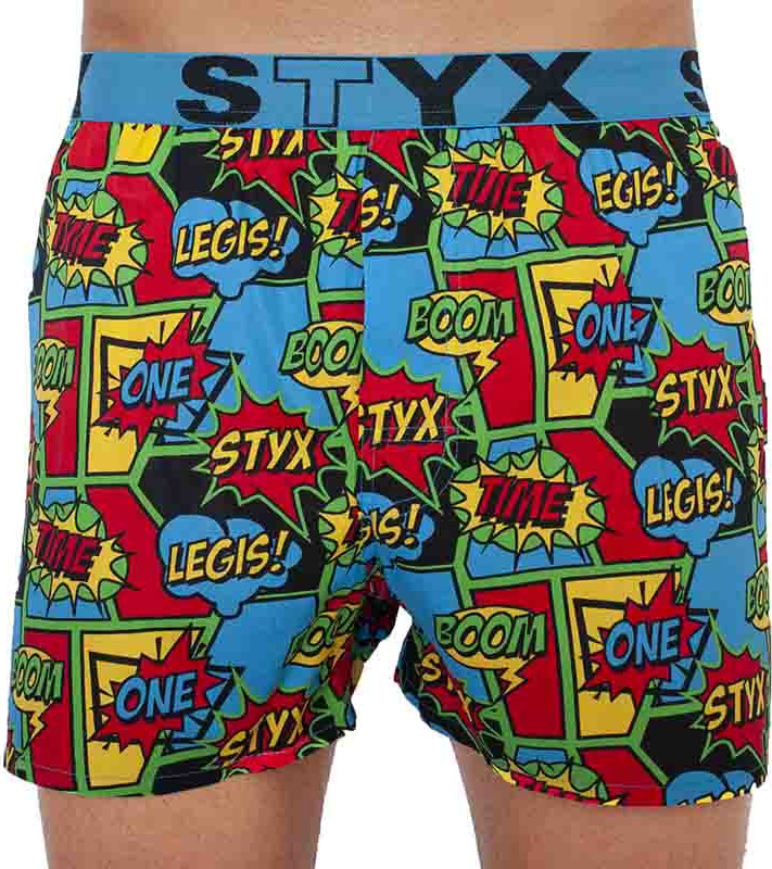 Pánské trenky Styx art sportovní guma boom (B955) L Možnost vrácení zboží do 120 dnů!