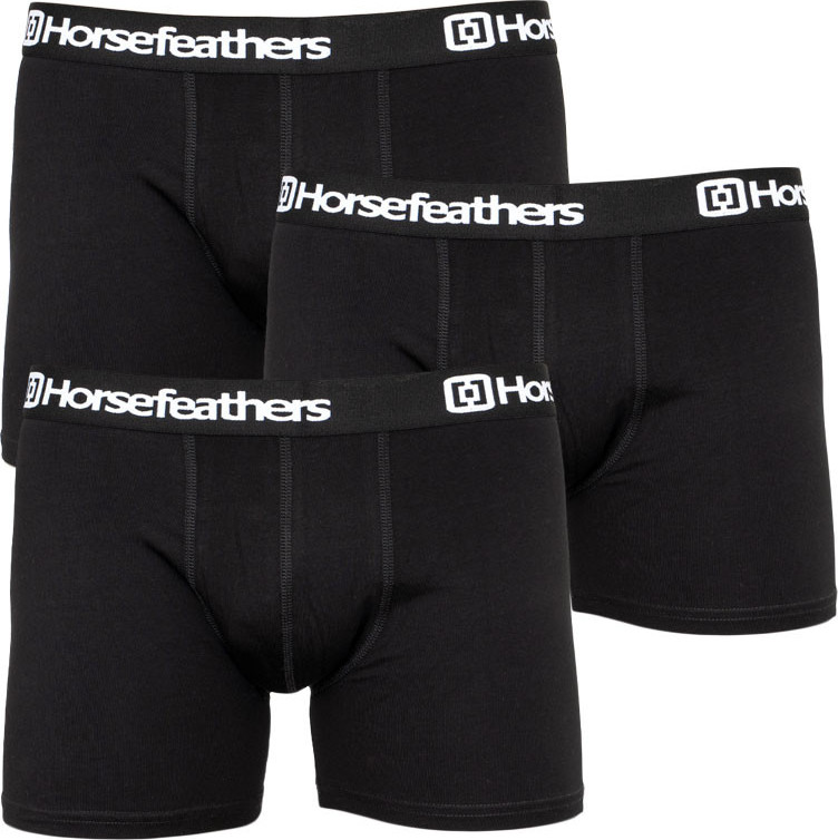 3PACK pánské boxerky Horsefeathers černé (AM067A) M Možnost vrácení zboží do 120 dnů!