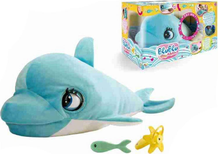 Blu Blu plyšový delfín 60cm se zvukem a doplňky
