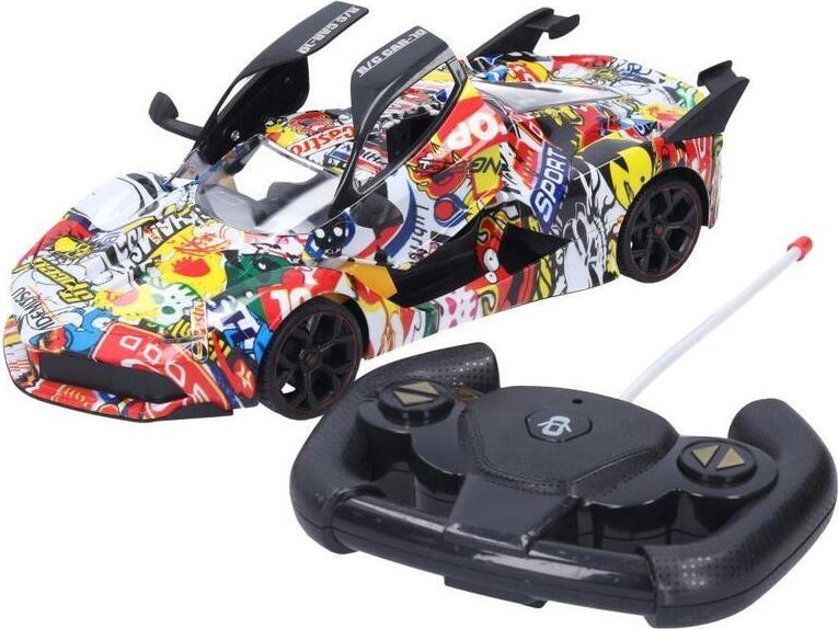 Auto RC na dálkové ovládání - graffiti 36 cm