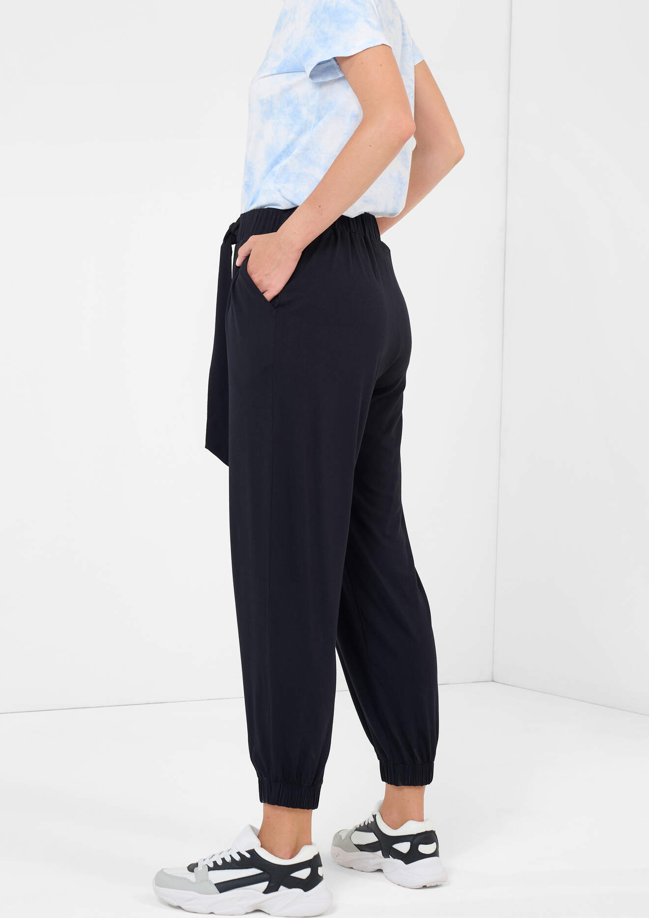 Žerzejové slouchy kalhoty ORSAY