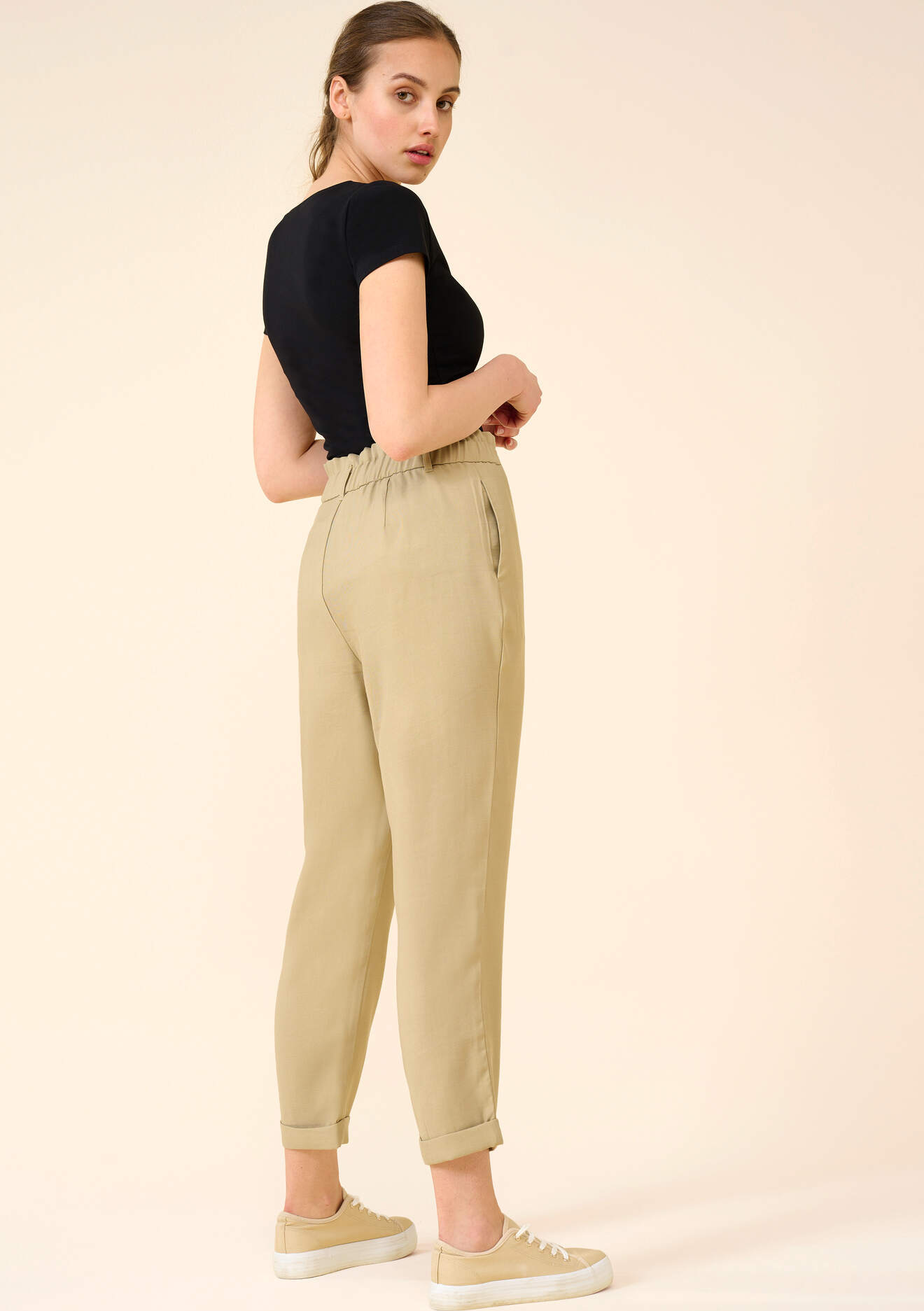 Slouchy kalhoty z viskózy ORSAY