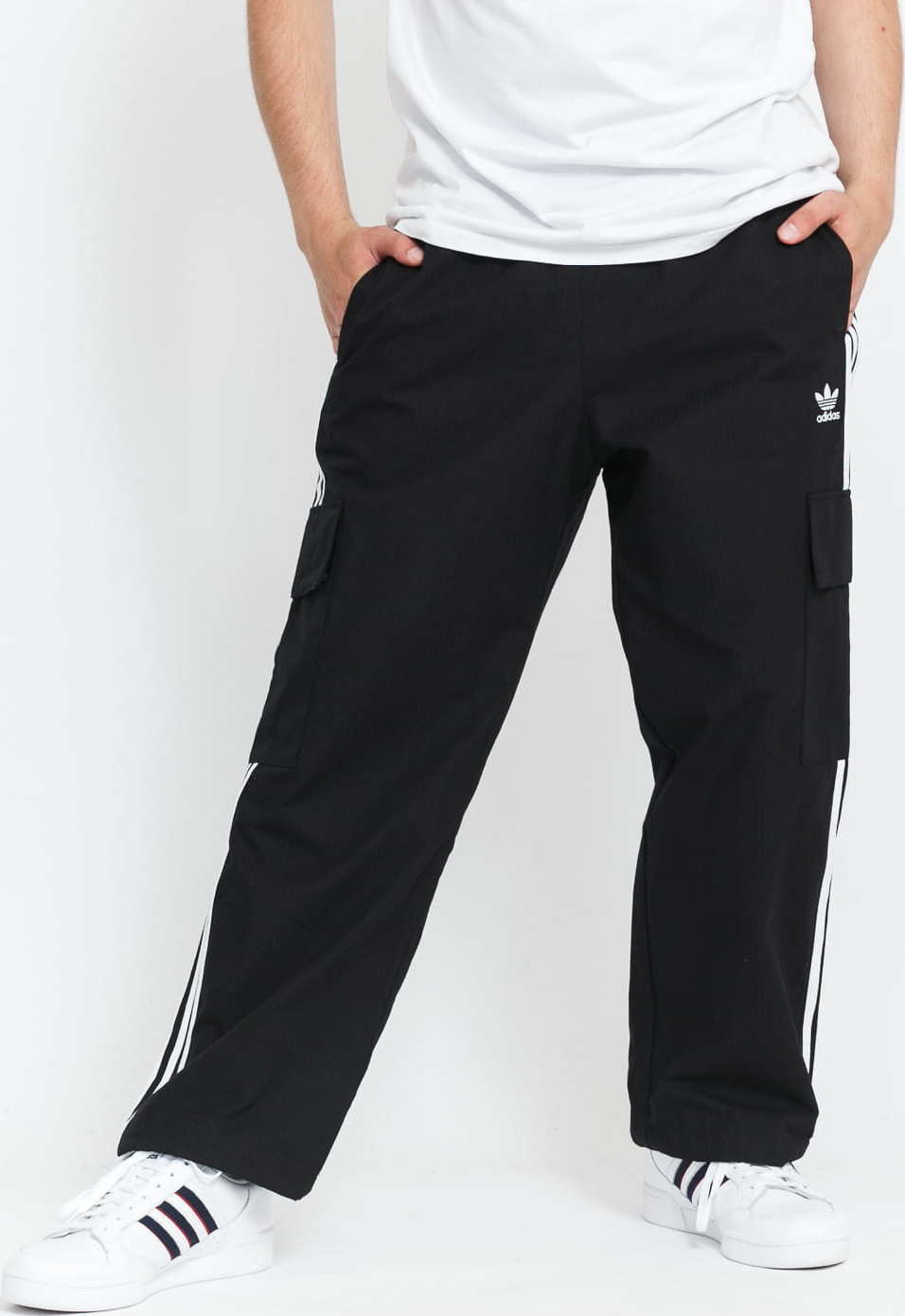 adidas Originals 3-Stripes Cargo Pants černé XXL