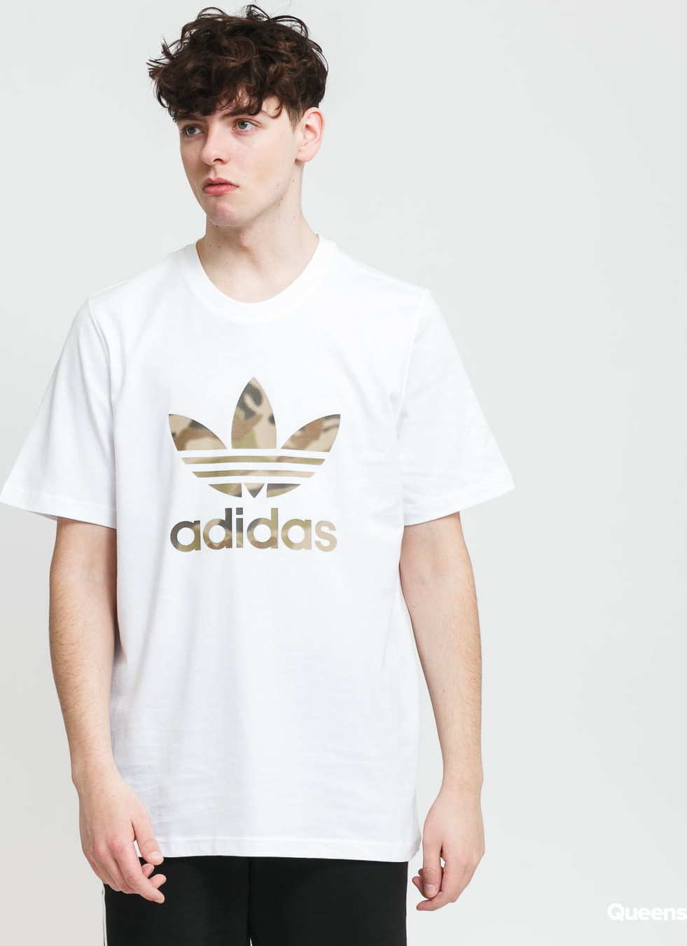 adidas Originals Camo Infill Tee bílé XXL