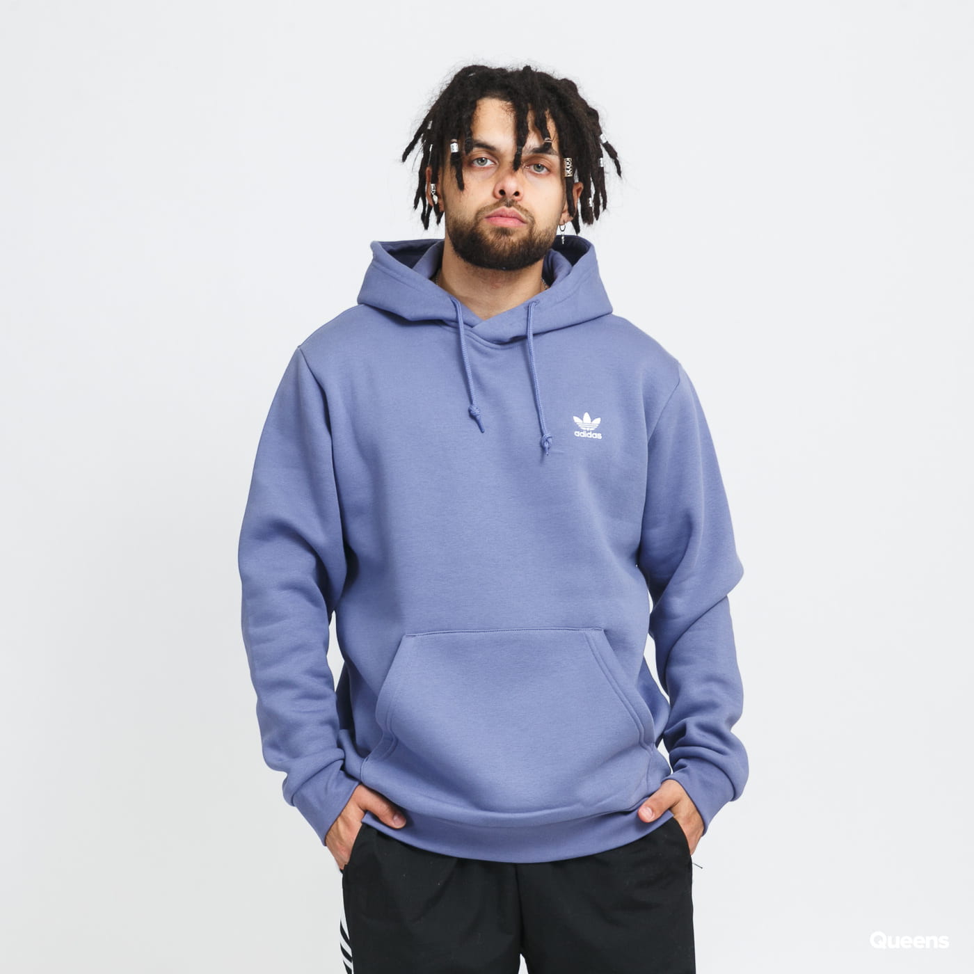 adidas Originals Essential Hoody fialová XL