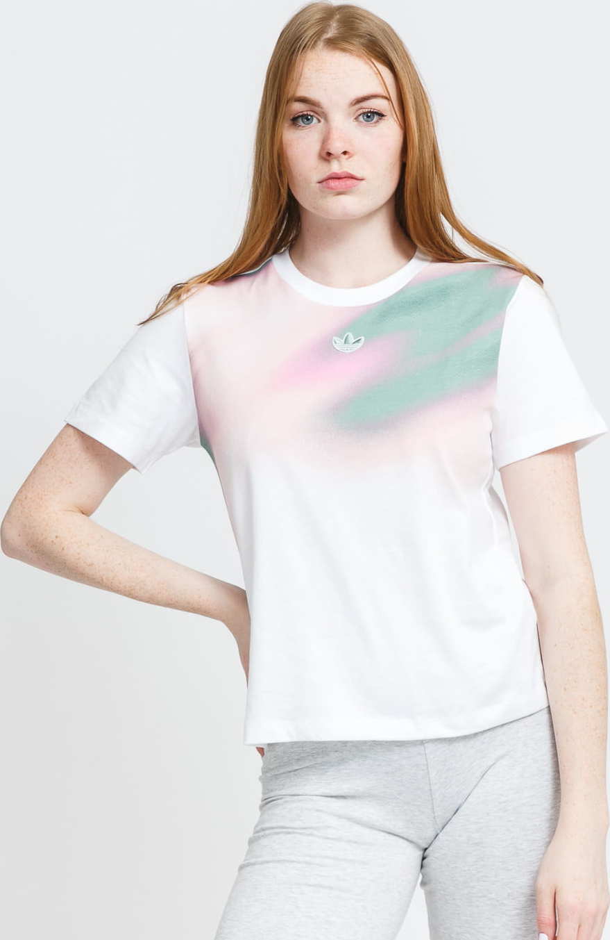 adidas Originals T-Shirt bílé / multicolor XL