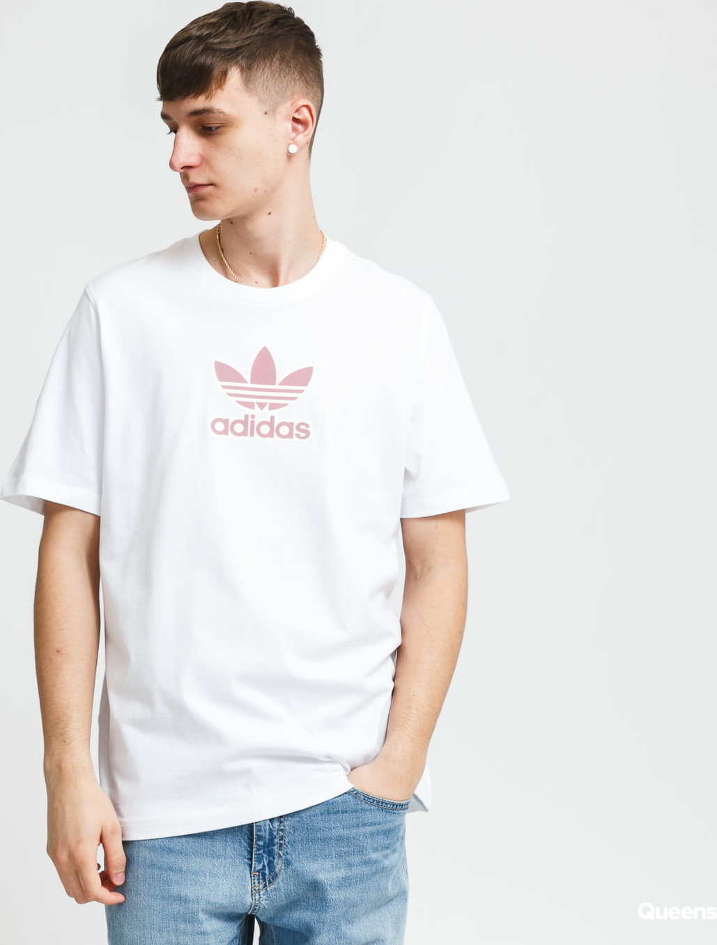 adidas Originals Trefoil Series Tee bílé XL