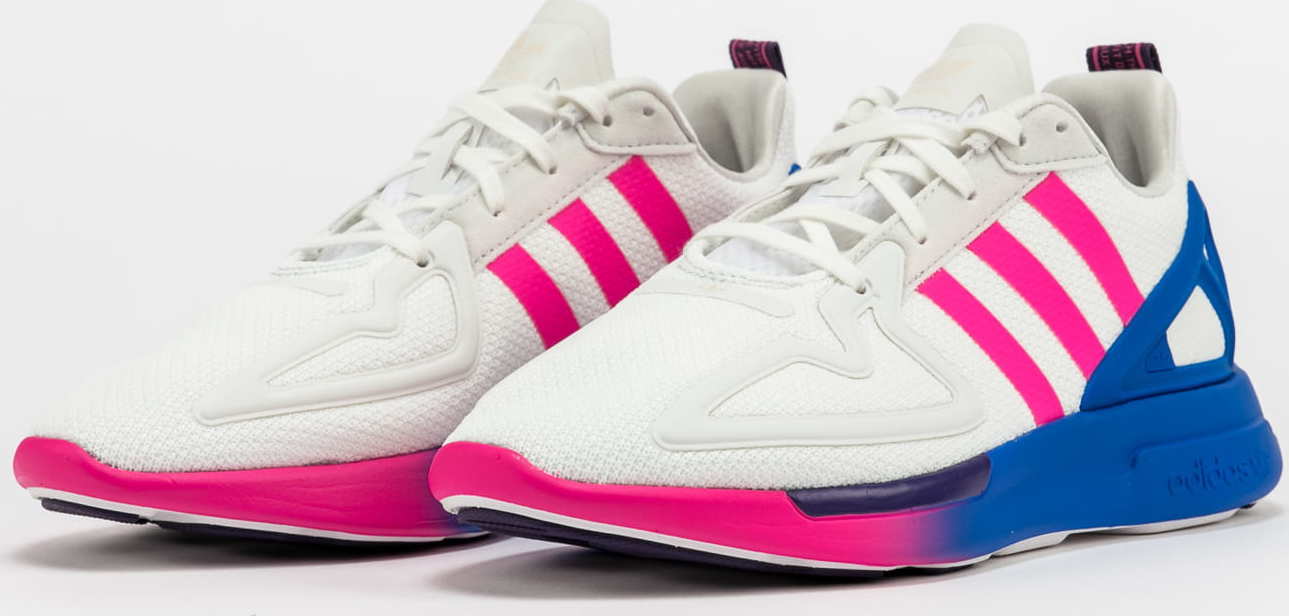 adidas Originals ZX 2K Flux W crywht / shopnk / blue EUR 42