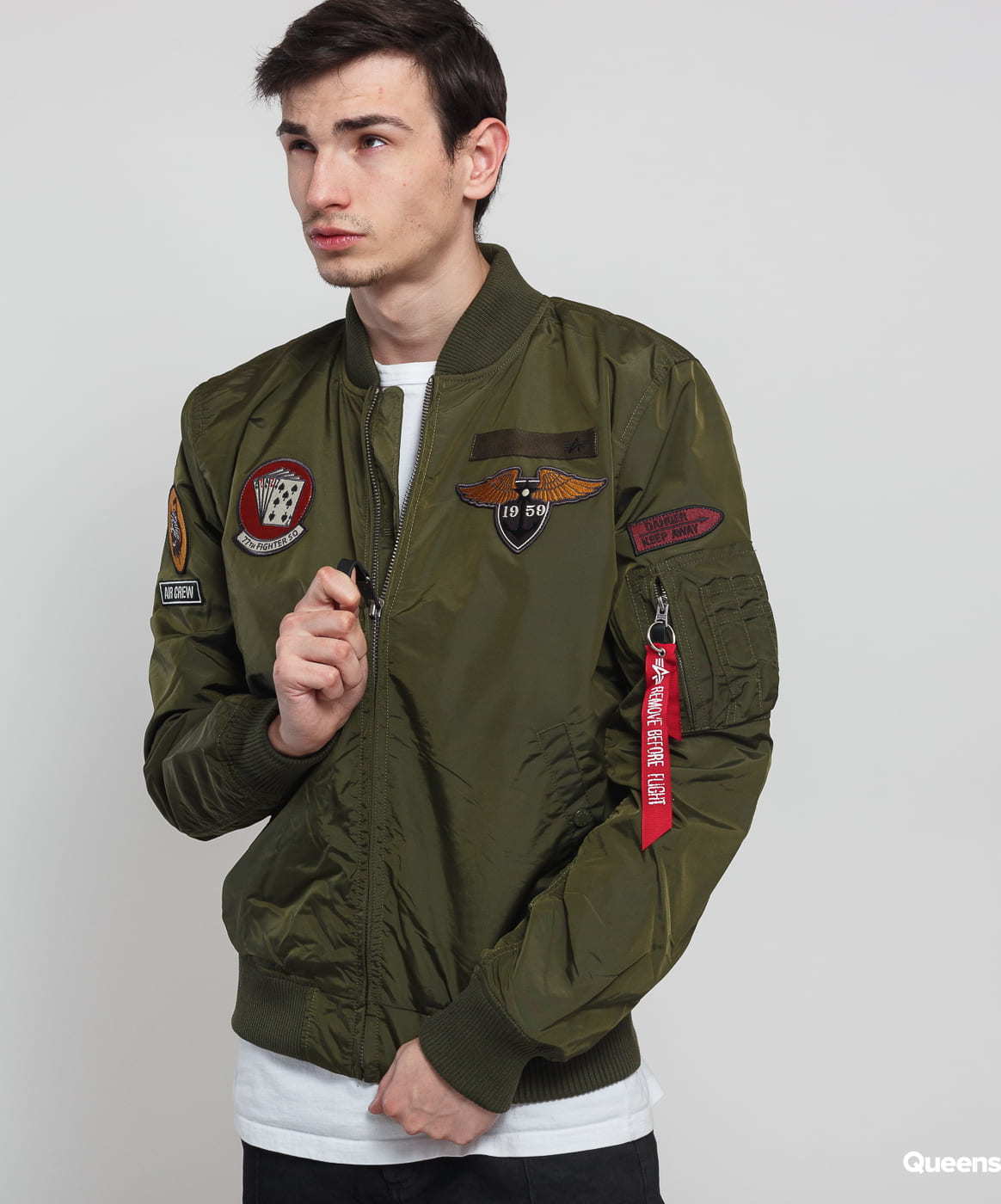 Alpha Industries MA-1 TT Patch SF tmavě olivová XXL