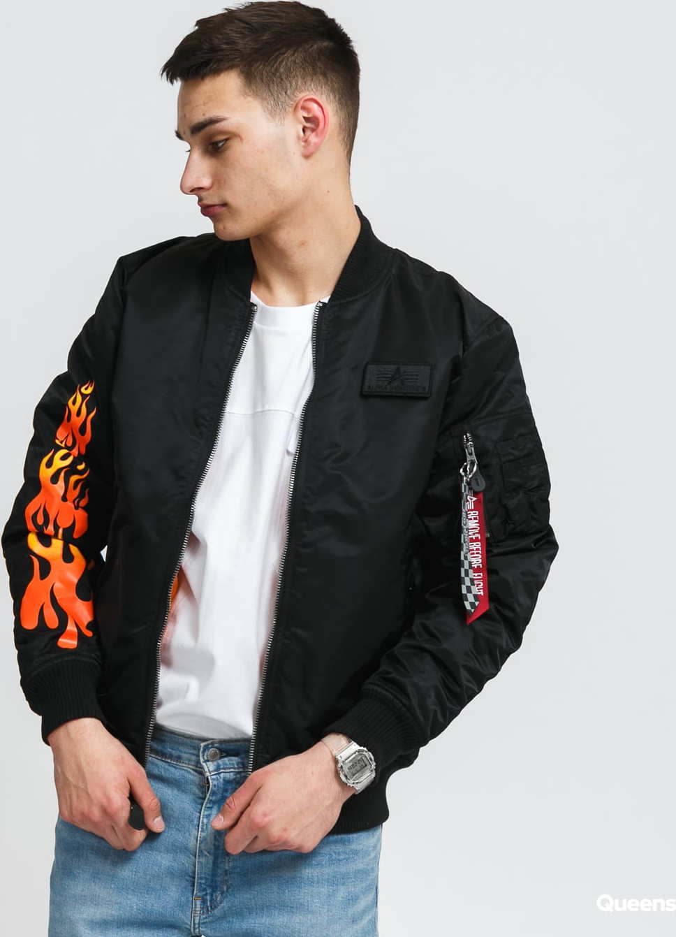 Alpha Industries MA-1 VF Hot Wheels Reversible černá 3XL