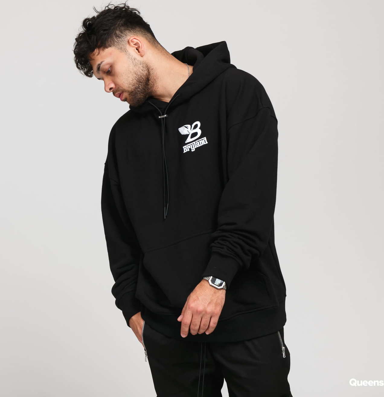 Bryland Company Flying B Heavyweight Hoodie černá M