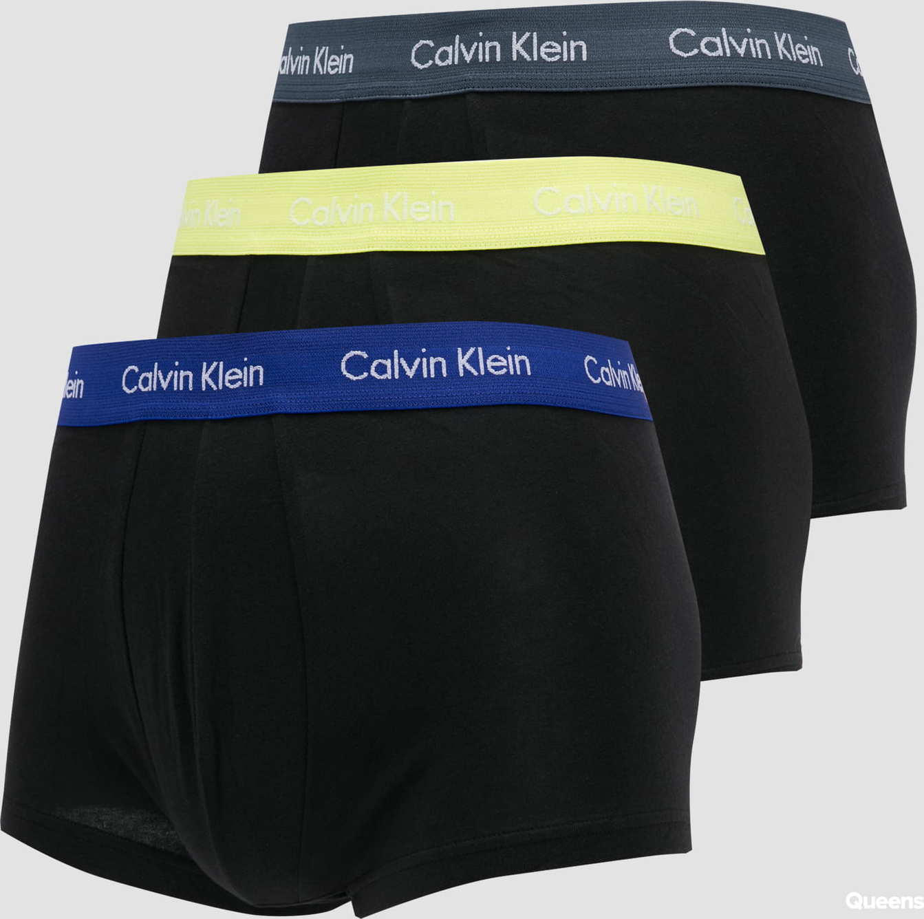 Calvin Klein 3 Pack Low Rise Trunks černé M
