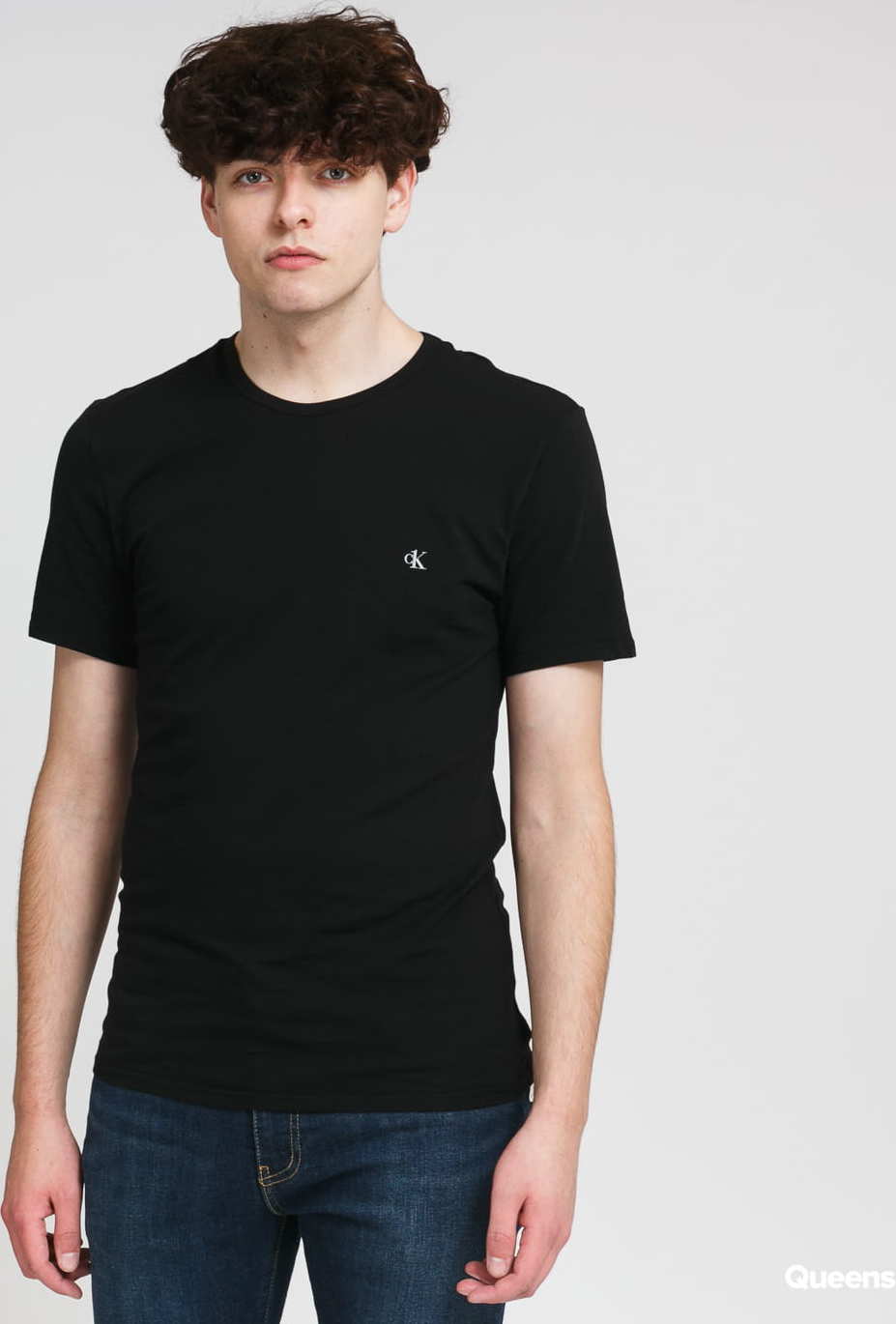 Calvin Klein CK ONE SS Crew Neck 2Pack C/O černé L