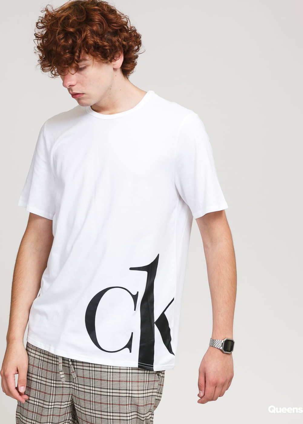 Calvin Klein CK ONE SS Crew Neck Tee bílé XL