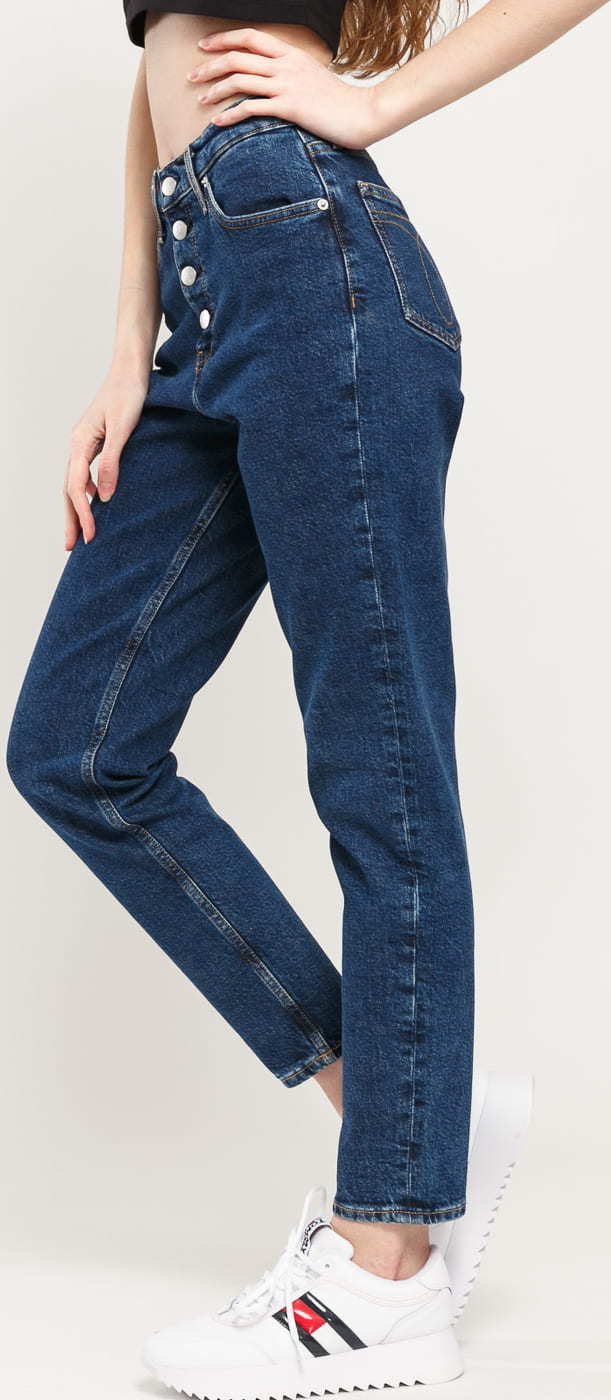 CALVIN KLEIN JEANS W Mom Jeans da130 dark blue stone shank icn 30