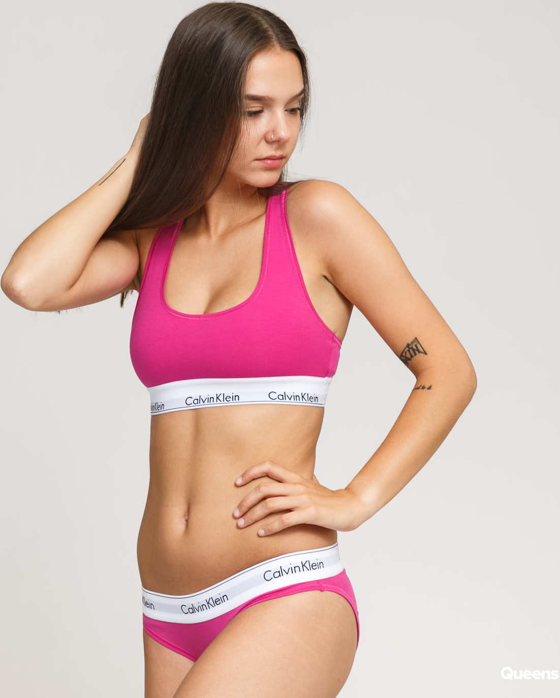 Calvin Klein Women's Bralette fialové L