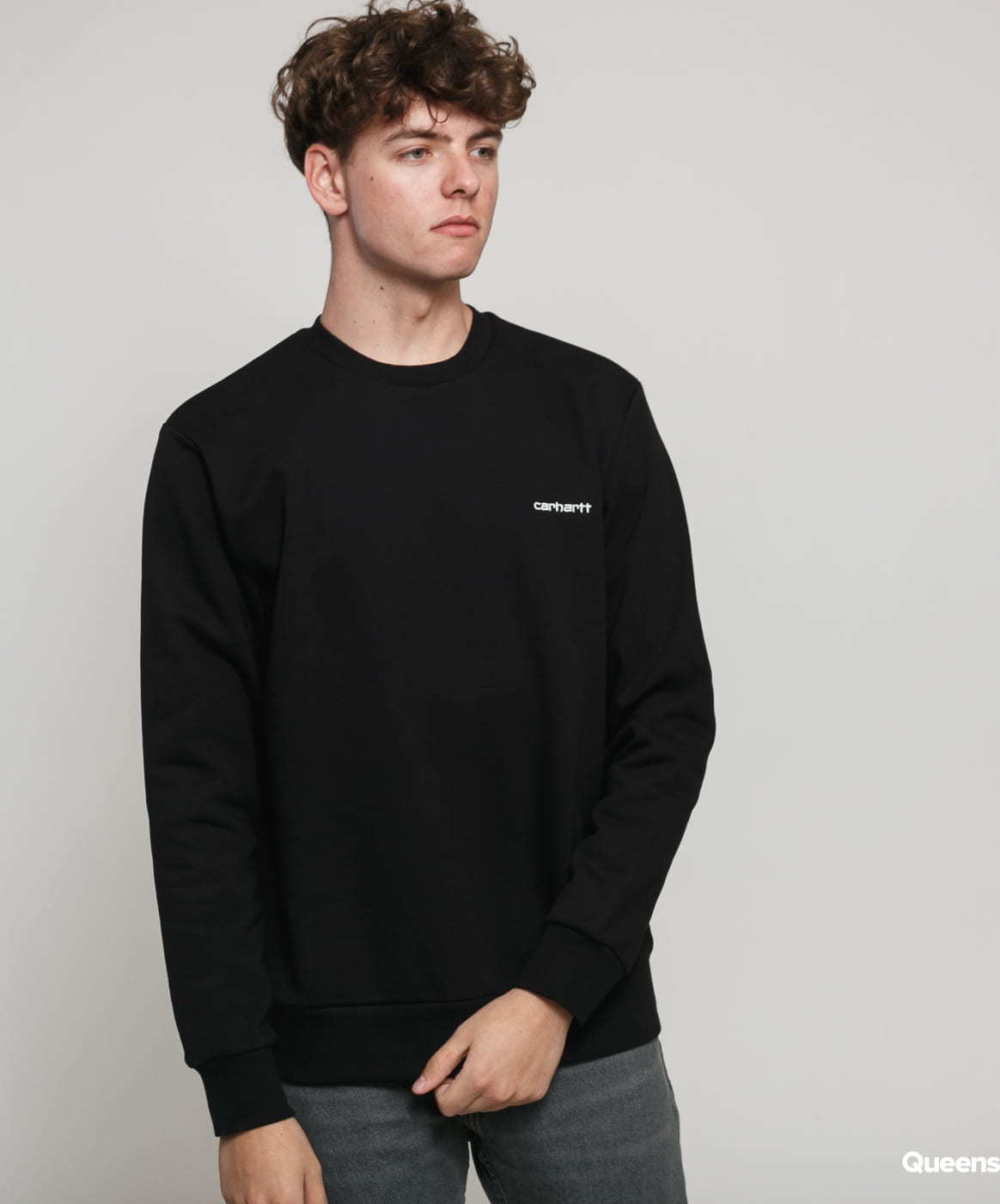 Carhartt WIP Script Embroidery Sweat černá M