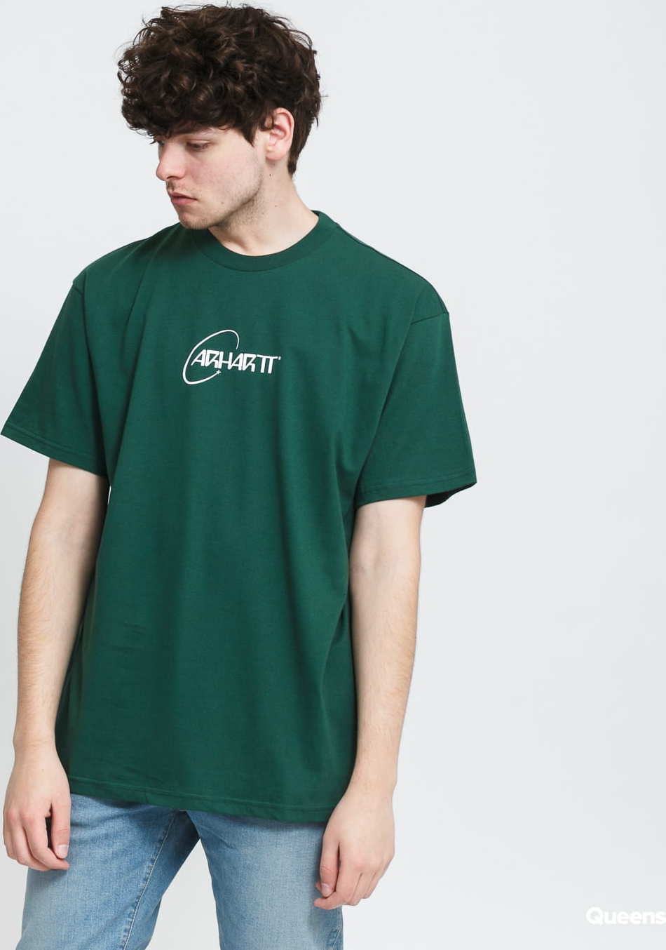 Carhartt WIP SS Orbit Tee tmavě zelené M
