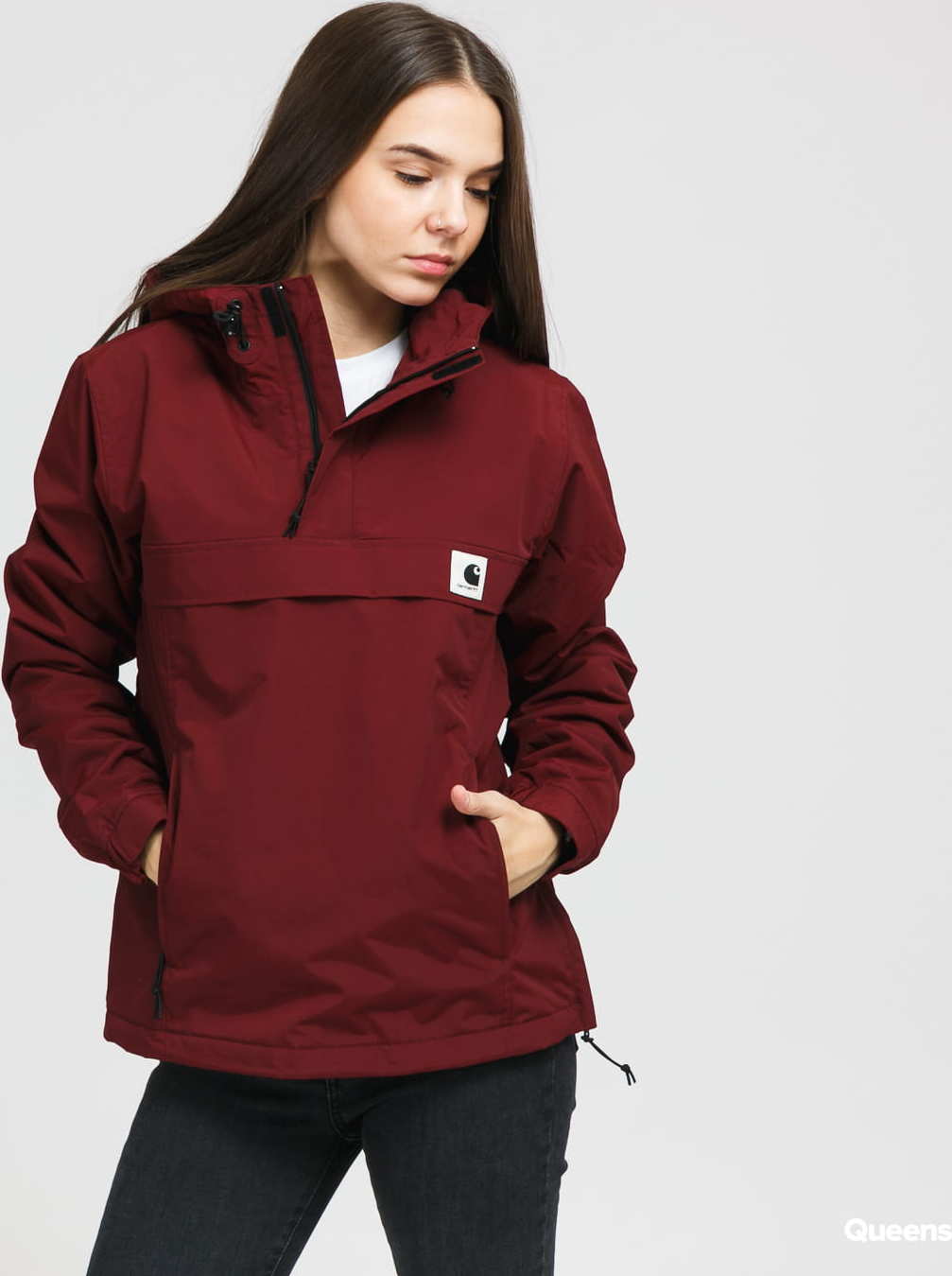 Carhartt WIP W' Nimbus Pullover vínová S