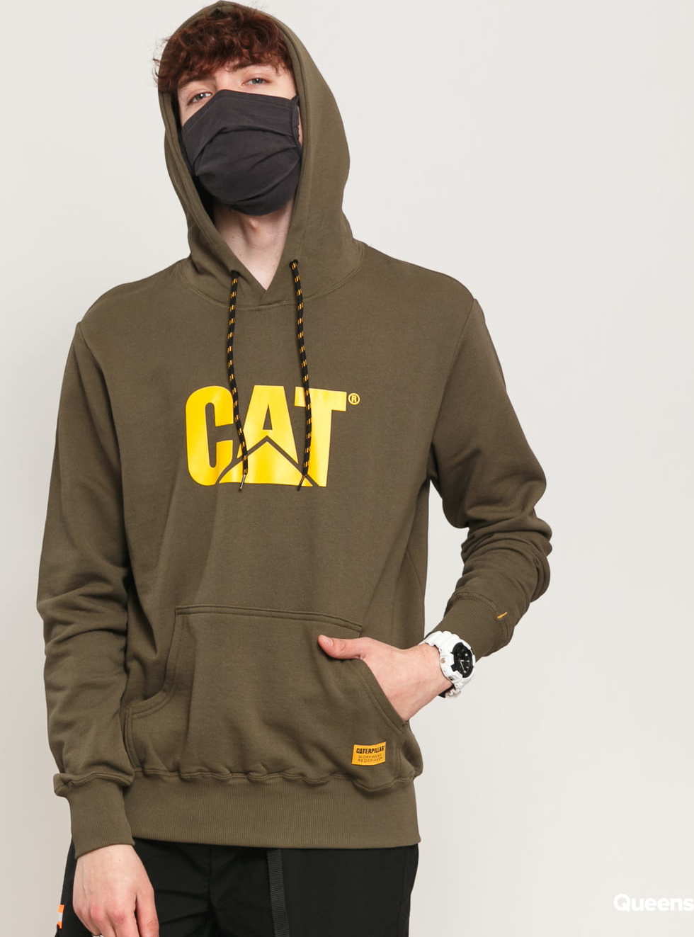 CATERPILLAR Classic CAT Pull Over olivová L