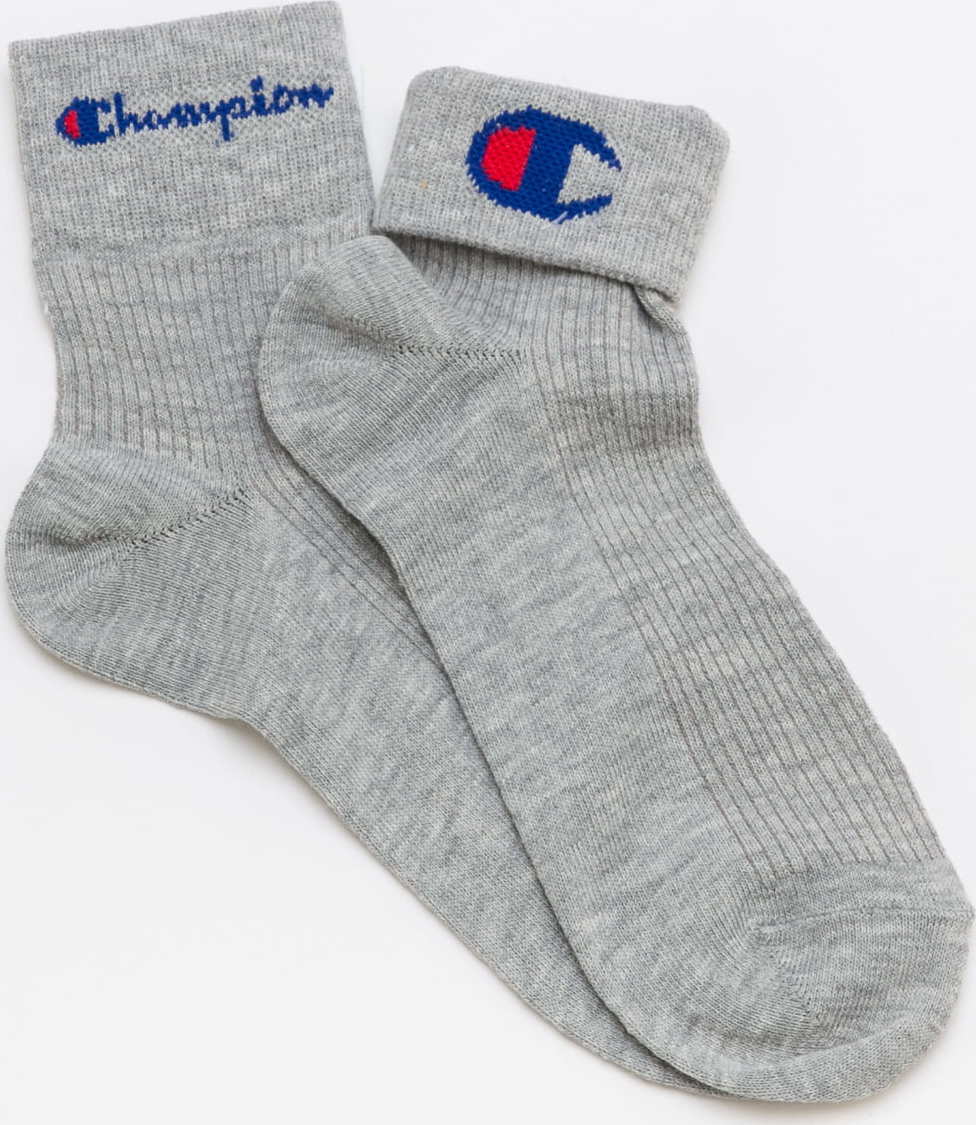 Champion Reverse Logo Ankle Socks melange šedé EUR 43-46