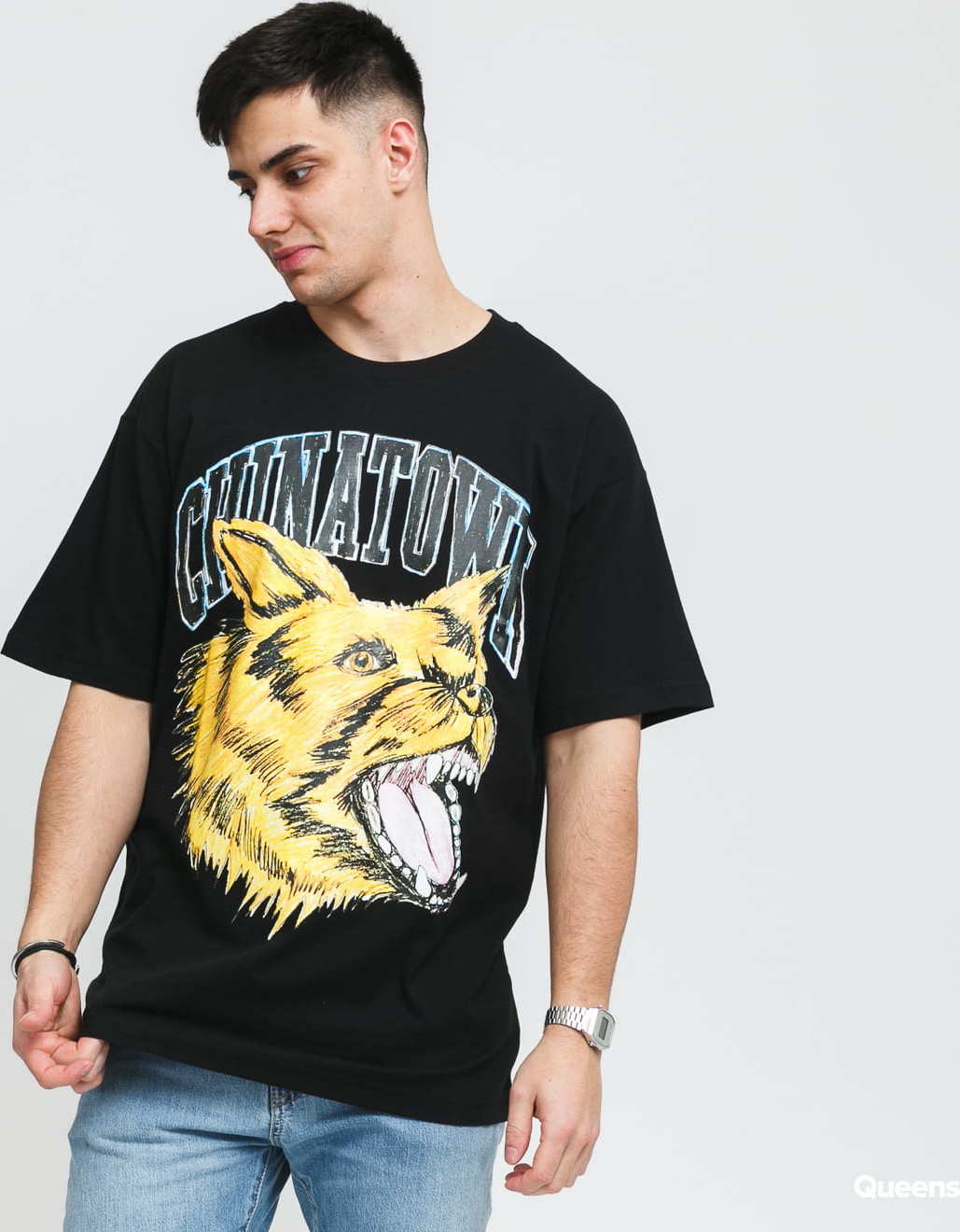 Chinatown Market Beware Sketch Tee černé M