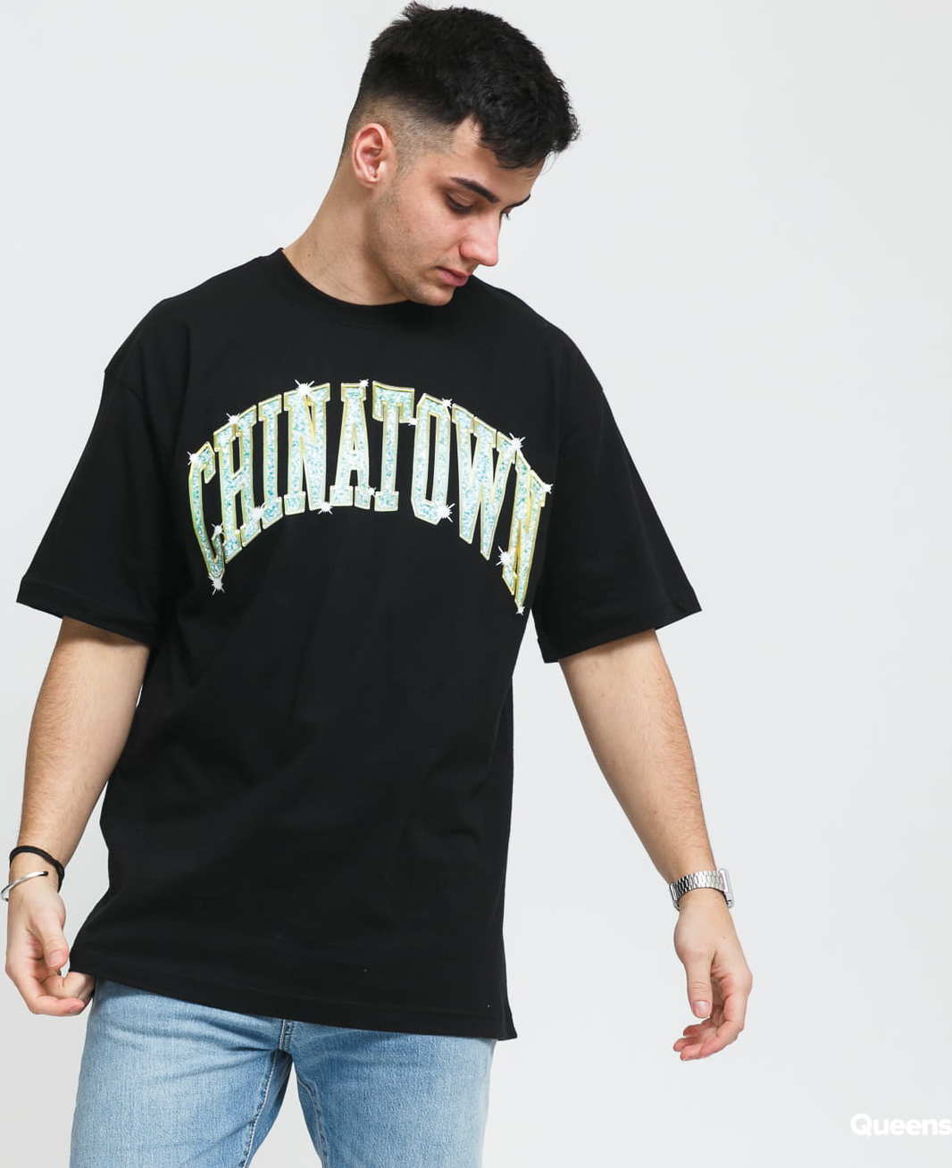 Chinatown Market Bling Arc Tee černé S